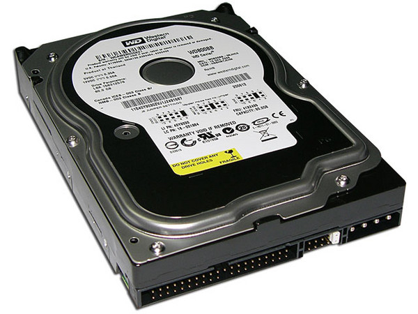 Disco Duro Western Digital de 80 GB, IDE a 7200RPM