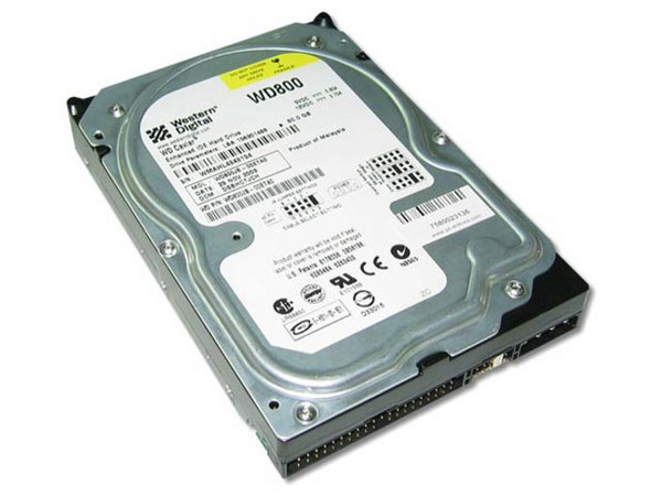 Disco Duro Western Digital de 80GB a 7200 con 8MB en Cache