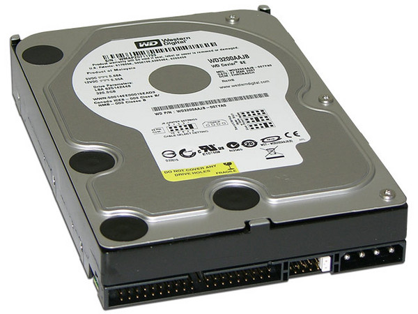 Disco Duro Western Digital de 320GB IDE a 7200RPM