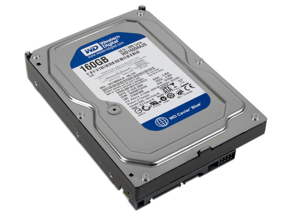Disco Duro Western Digital de 160 GB, 7200 RPM, SATA II