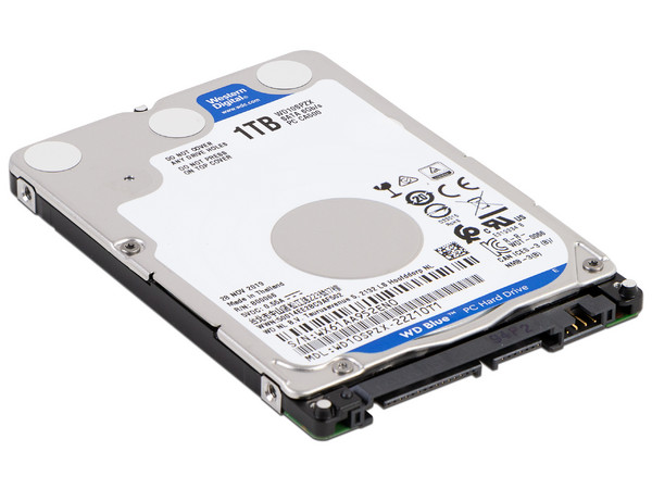 Disco Duro para Laptop Western Digital Blue de 1TB, Caché 128MB, 5400 RPM, SATA III (6.0 Gb/s). New Pull