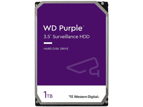 Disco Duro para Videovigilancia Western Digital Purple de 1 TB, IntelliPower RPM, SATA III (6 Gb/s). (Caja abierta)