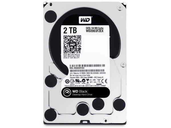 Disco Duro Western Digital Black de 2TB, 64MB, 7200 RPM, SATA III (6.0 Gb/s)
