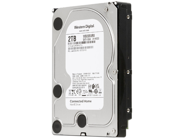 Disco Duro para Videovigilancia Western Digital Green de 2 TB, IntelliPower RPM, 64MB, SATA III (6 Gb/s), New Pull.