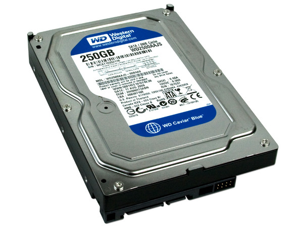 Disco Duro Western Digital de 250GB, 7200 RPM, 8MB Buffer, SATA II