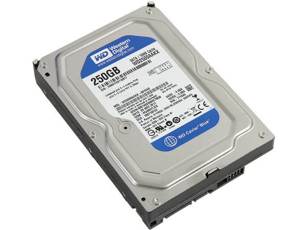 Disco Duro Western Digital Caviar Blue de 250GB, 7200 RPM, 16MB Buffer, SATA III (6Gb/s)