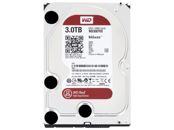 Disco Duro NAS Western Digital Red de 3 TB, IntelliPower RPM, 64MB, SATA III (6 Gb/s)