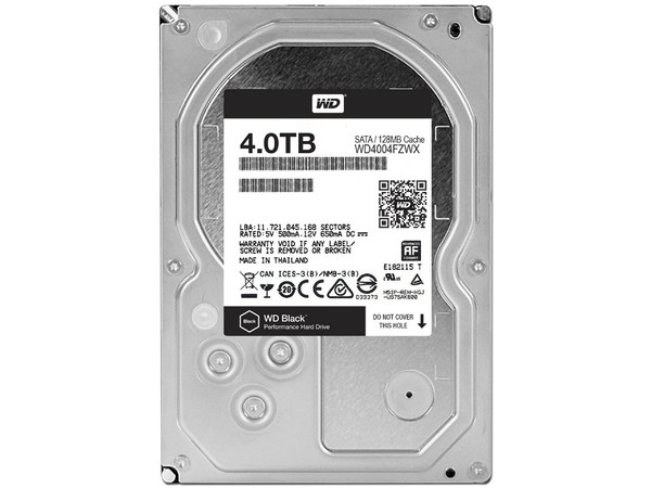 Disco Duro Western Digital Black de 4 TB, Caché 128 MB, SATA III (6.0 Gb/s).
