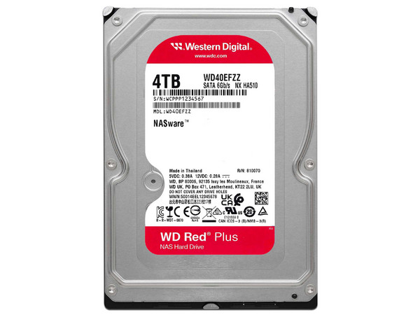 Disco Duro Western Digital Red Plus de 4TB, 3.5