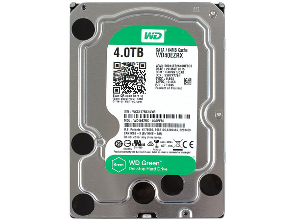 Disco Duro Western Digital Green de 4 TB, IntelliPower, SATA III (6 Gb/s)