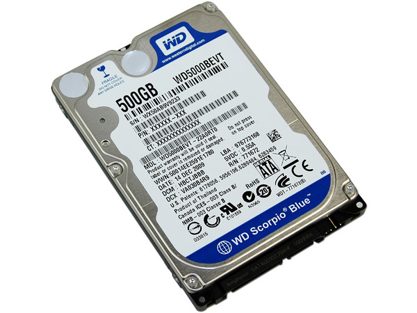 Disco Duro para Laptop Western Digital de 500GB, Caché 8MB, 5400 RPM, SATA 3 Gb/s