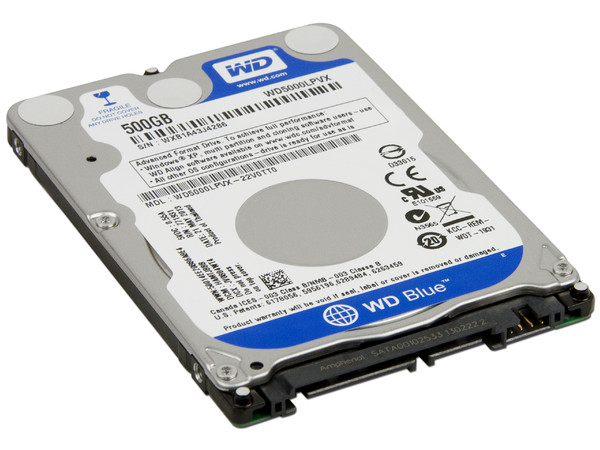 Disco Duro para Laptop Western Digital Blue de 500 GB, 5400 RPM, Caché 8MB, SATA III (6.0 Gb/s).