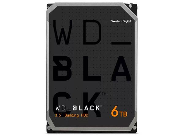 Disco Duro Western Digital Black WD6004FZBX de 6TB, 7200 RPM, SATA III (6 Gb/s).
