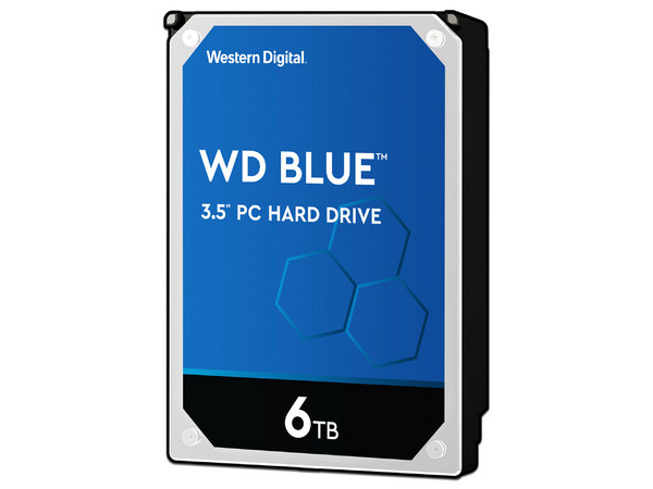 Disco Duro Western Digital Blue de 6TB, 5400 RPM, Caché 256MB, SATA III (6 Gb/s).