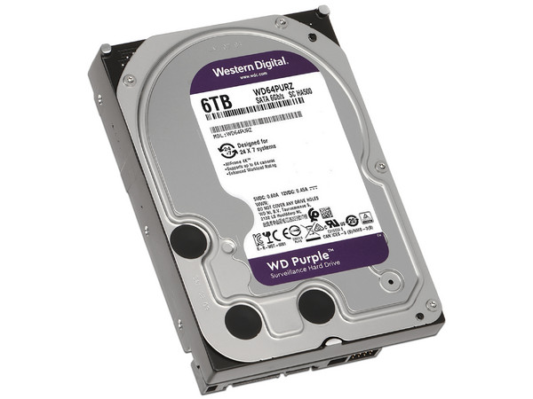 Disco Duro Western Digital Purple 6TB, Caché 128MB, SATA III (6.0 Gb/s). (Caja abierta)