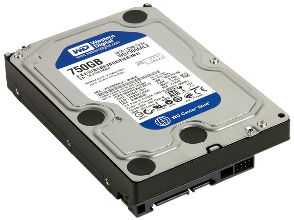 Disco Duro Western Digital Caviar Blue de 750GB, 7200 RPM, 32MB Buffer, SATA III (6Gb/s)