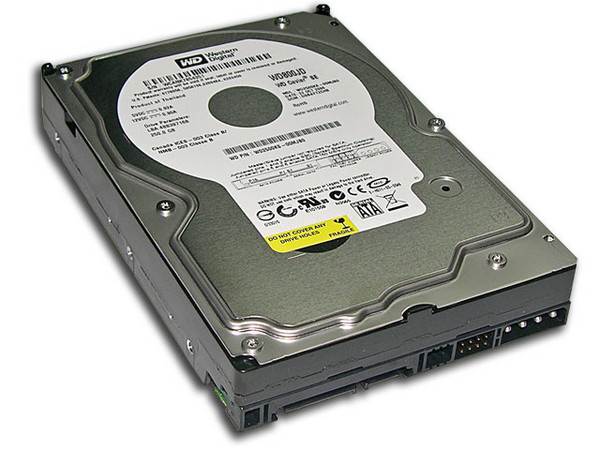 Disco Duro Western Digital de 80GB, Serial-ATA a 7200RPM, 8MB en Buffer