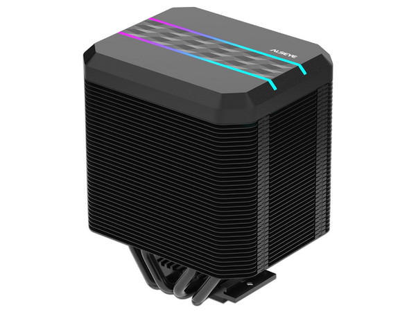 Disipador Alseye M90-B, hasta 2400 RPM, Compatible con LGA1700/1200/1366 y AMD AM2+/AM3/AM3+/AM4. Color Negro.