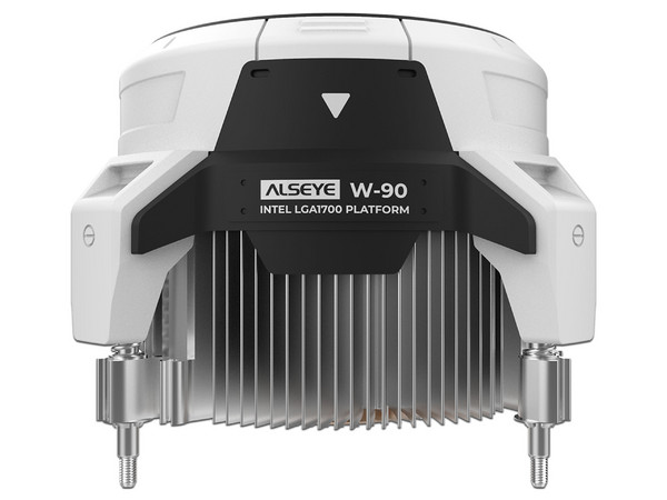 Disipador con Ventilador Alseye W90-INTEL, hasta 2600RPM, Compatible con Intel LGA 1200/1700. Color blanco.