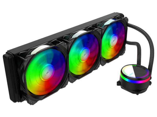 Sistema de Enfriamiento líquido Alseye M360-B, ARGB, 2000RPM, 150W, 240mm, Color Negro.