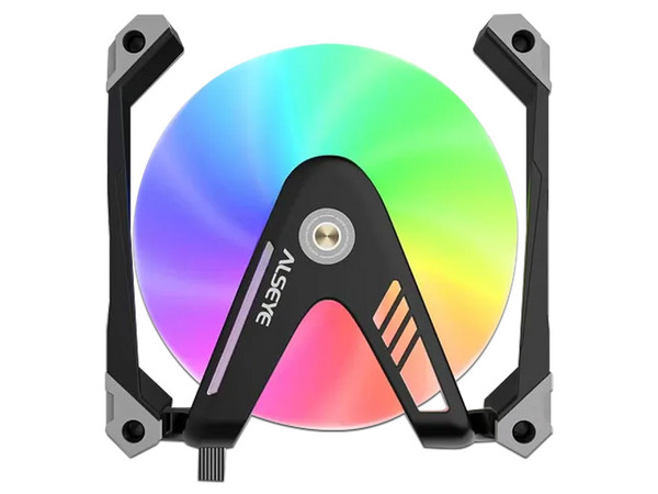 Ventilador ALSEYE W12 Pro, 120mm, hasta 2400RPM, Color Negro.