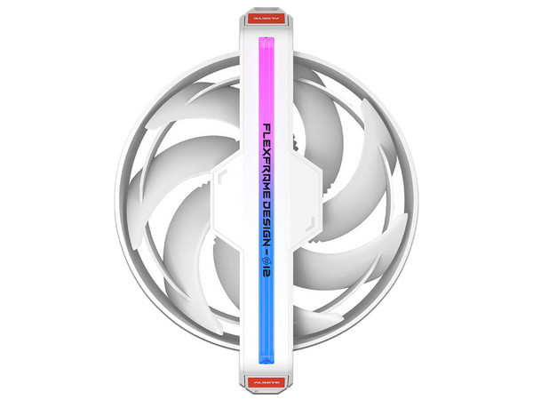Ventilador ALSEYE DM12 B, 120mm, 1600 RPM, ARGB, Color Blanco.