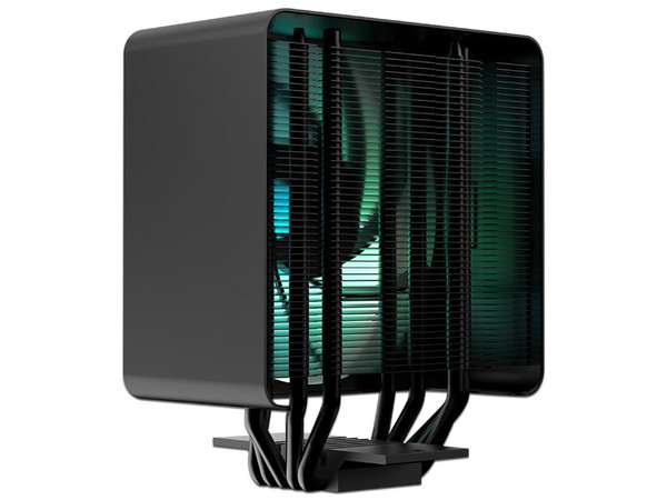 Disipador y Ventilador APNX AP1-V ARGB, Socket Intel 1700, 1200, 115x y AMD AM4, AM5. Color Negro.