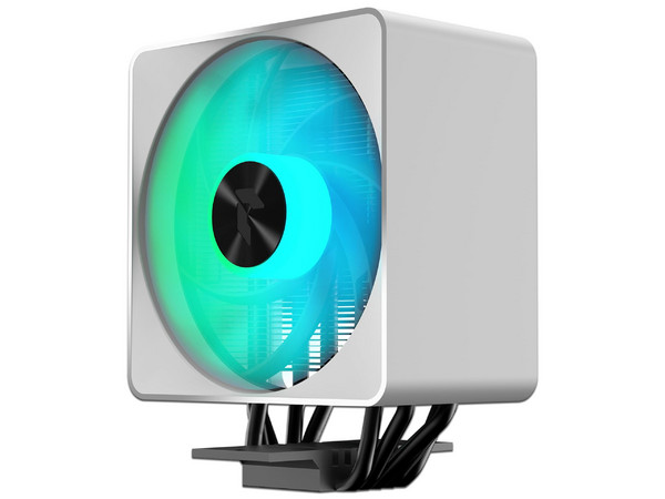 Disipador y Ventilador APNX AP1-V ARGB, Socket Intel 1700, 1200, 115x y AMD AM4, AM5. Color Blanco.