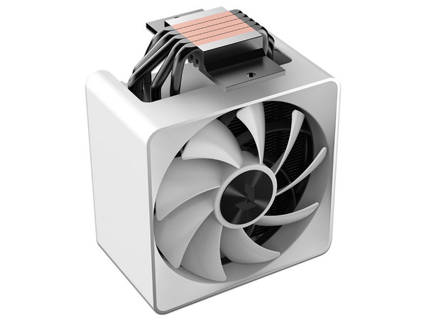Disipador y Ventilador APNX AP1-V ARGB, Socket Intel 1700, 1200, 115x y AMD AM4, AM5. Color Blanco.