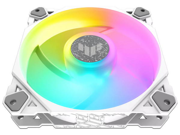 Kit de 3 Ventiladores Asus TUF Gaming TF120, 120mm, 1900RPM, ARGB. Color Blanco.