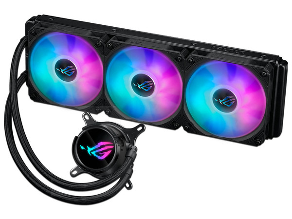 Sistema de Enfriamiento Líquido ASUS ROG Strix LC III 360 ARGB, 360mm, Color Negro.