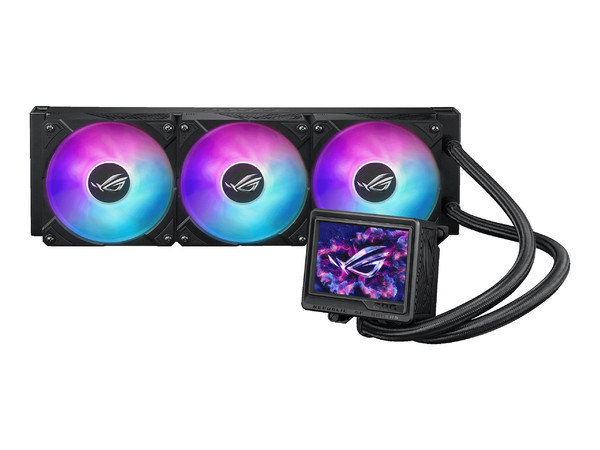 Sistema de Enfriamiento Liquido ASUS ROG RYUJIN III 360 ARGB EXTREME, 360mm, Pantalla LCD de 3.5