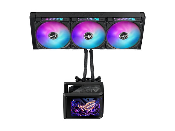 Sistema de Enfriamiento Líquido ASUS ROG RYUO IV SLC 360 ARGB de 360mm, Pantalla de 6.67