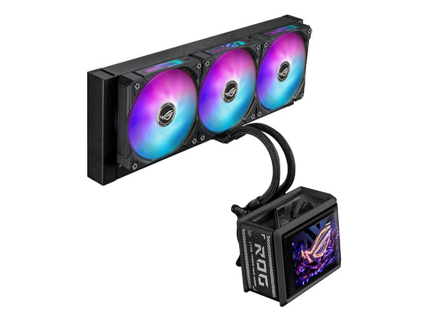 Sistema de Enfriamiento Líquido ASUS ROG RYUO IV SLC 360 ARGB de 360mm, Pantalla de 6.67