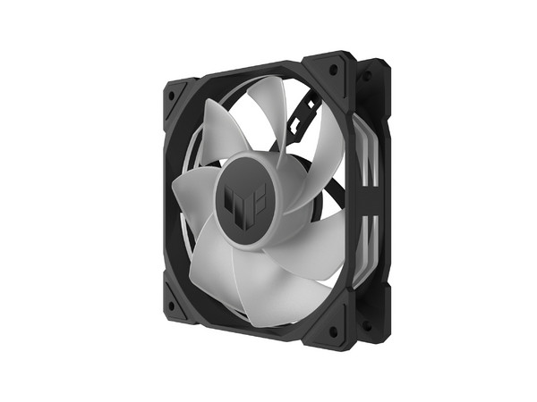 Kit de 3 Ventiladores Asus TUF Gaming TR120 ARGB Reverse, 120mm, 2000 RPM. Color Negro.