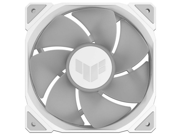 Kit de 3 Ventiladores ASUS TUF Gaming TR120 ARGB Reverse Blade, hasta 2000RPM, 120mm. Color Blanco.