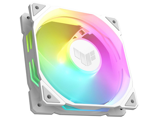 Kit de 3 Ventiladores ASUS TUF Gaming TR120 ARGB Reverse Blade, hasta 2000RPM, 120mm. Color Blanco.