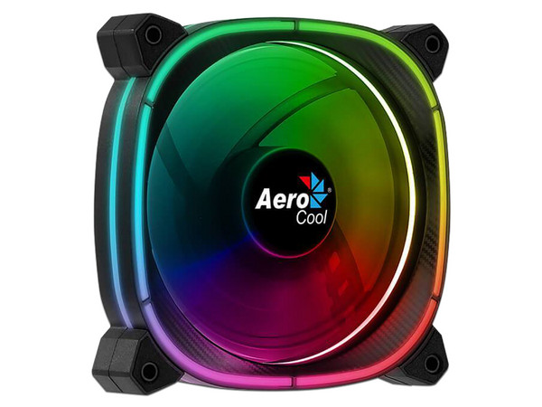 Ventilador AeroCool Astro 12 con iluminación LED Omni RGB, 120 mm
