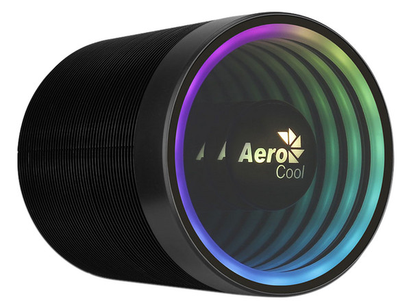 Ventilador AeroCool Mirage 5 de 145mm, iluminación ARGB. Color Negro.