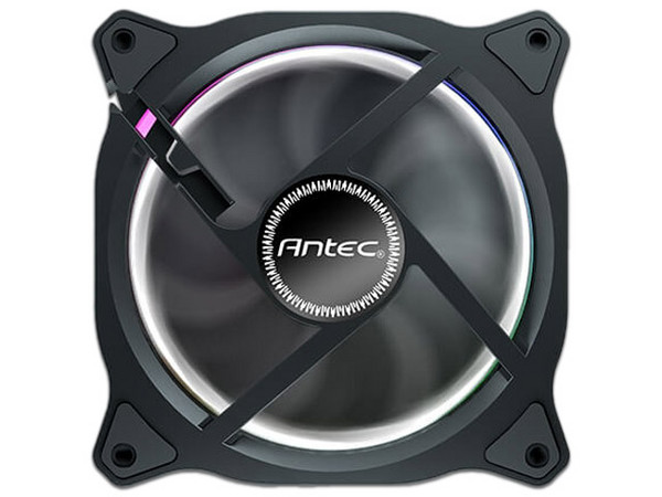 Ventilador Antec NEON 120 ARGB, 120mm, Iluminación LED ARGB, Color Negro.