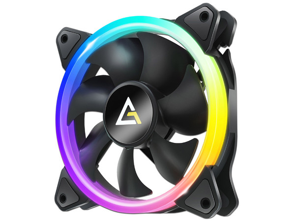 Ventilador Antec NEON 120 ARGB, 120mm, Iluminación LED ARGB, Color Negro.