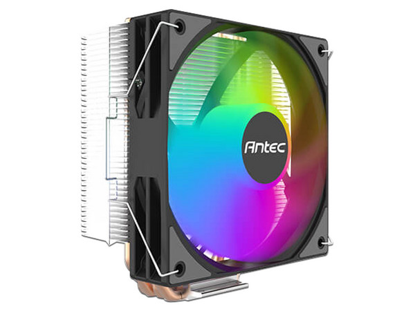 Disipador y Ventilador Antec A450 Frgb de 120mm, Socket Intel 1851, 1700, 1200, 115x y AMD AM4, AM5. Color Negro.