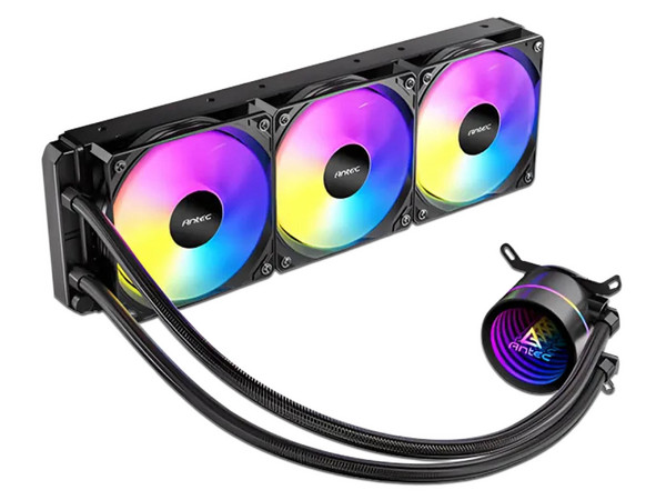 Sistema de Enfriamiento Líquido Antec Luna 360 ARGB, 360mm, 1800RPM, Color Negro.