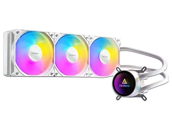 Sistema de Enfriamiento Líquido Antec Luna 360 ARGB, 360mm, 2600 RPM, Color Blanco.