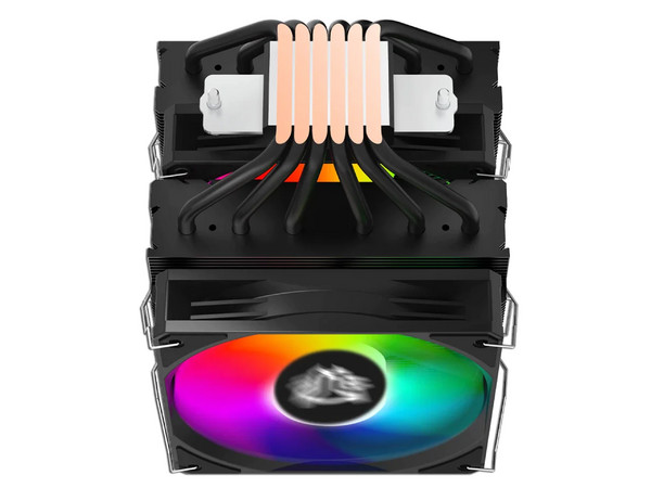 Disipador y Ventilador Balam Rush NITROX NX70, Soporta Socket LGA 1700, 1366, 775 y AMD AM4 y AM5, Color Negro.