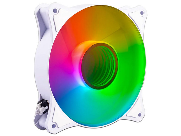 Kit de 3 Ventiladores Balam Rush Eolox Blaze EX90KW, 1200RPM, 120mm, RGB, Color Blanco.