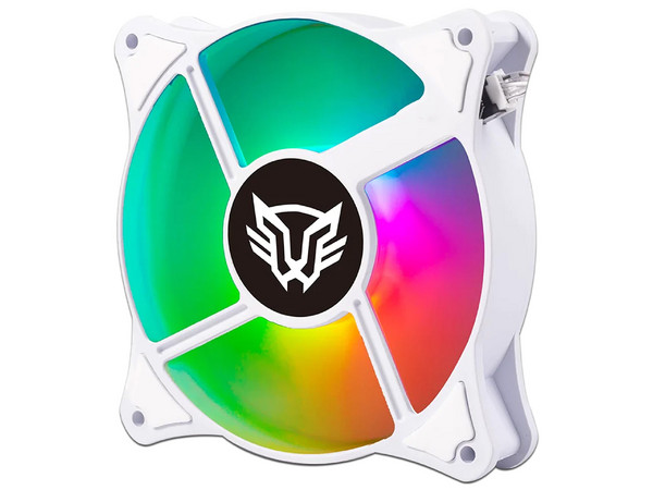 Kit de 3 Ventiladores Balam Rush Eolox Blaze EX90KW, 1200RPM, 120mm, RGB, Color Blanco.