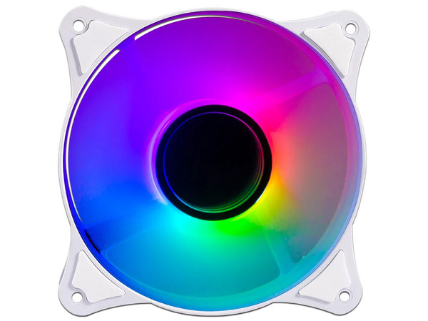 Kit de 3 Ventiladores Balam Rush Eolox Blaze EX90KW, 1200RPM, 120mm, RGB, Color Blanco.