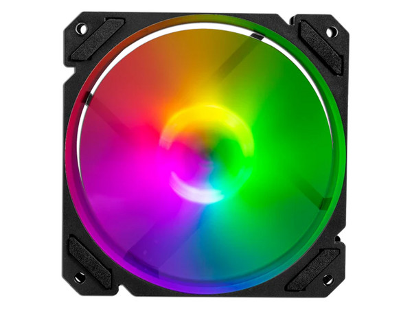 Ventilador BalamRush Eolox Blaze EX70 de 120mm, Aura RGB. Color Negro.