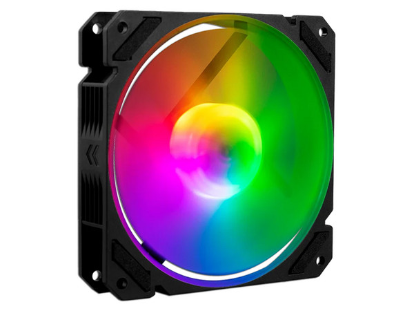 Ventilador BalamRush Eolox Blaze EX70 de 120mm, Aura RGB. Color Negro.